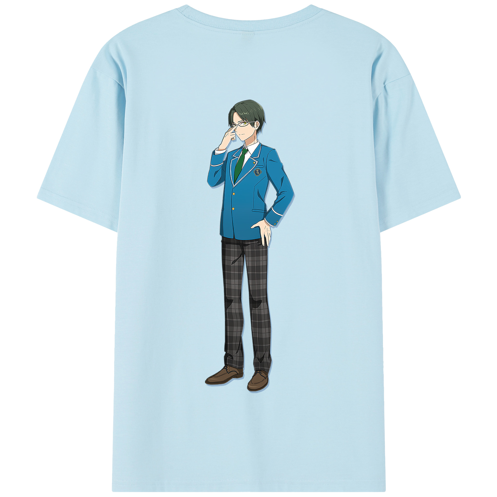 （画像用） あんさんぶるスターズ! Ensemble Stars 綿100％半袖Tシャツ（背面プリント）